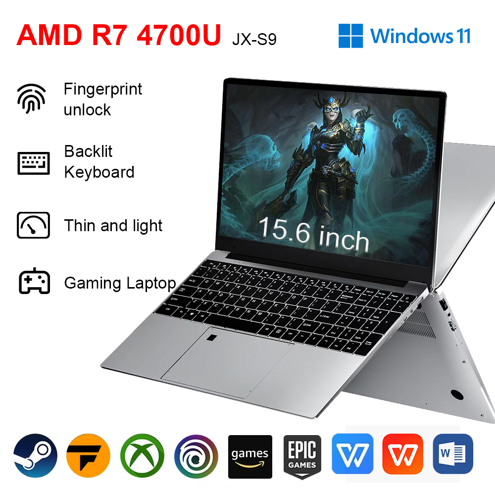 Pc Gaming Hp - NOWY Cienki i Lekki Laptop 15,6