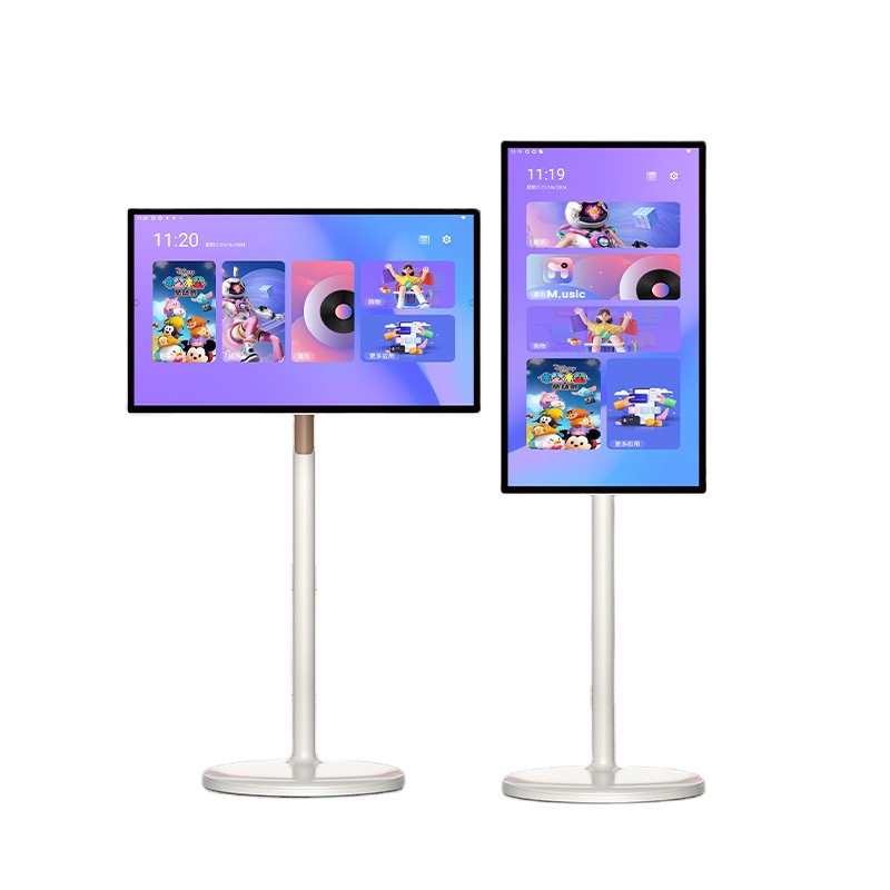 Monitor Stand - 32-calowy ruchomy monitor dotykowy z Androidem,