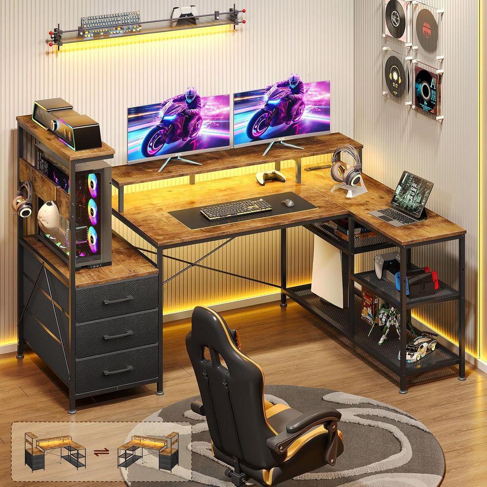 Biurko gamingowe w kształcie l – Monitor Stand recenzja i cena