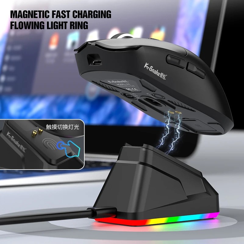 Mysz bezprzewodowa KS X11 Mult – Pc Gaming Orange recenzja i cena
