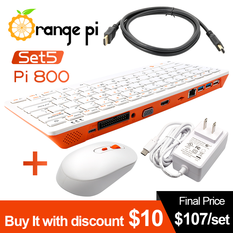 Orange Pi 800 + zasilacz 5V4A  – Pc Gaming Orange recenzja i cena
